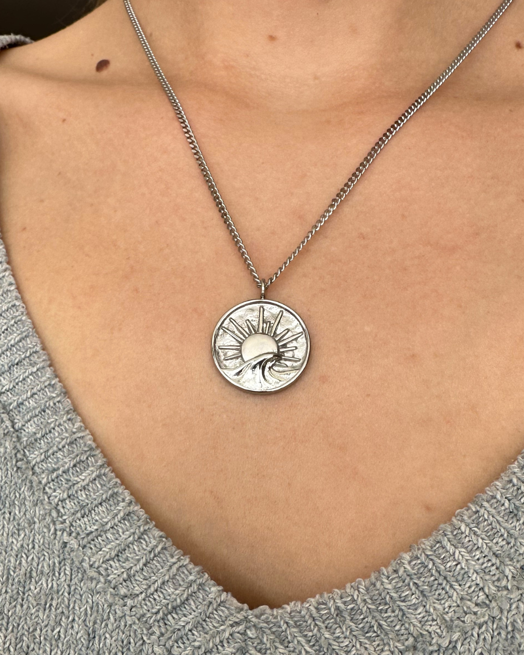 SUNRISE HALSKETTE SILBER